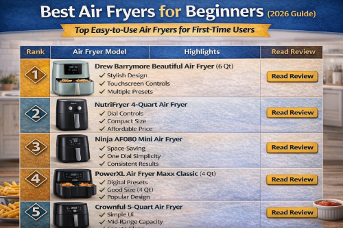 Best Air Fryers For Beginners