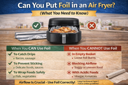 Can You Put Foil In An Air Fryer